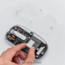 Transparent Wireless Mouse Supports 2.4G Double Bluetooth Option C-TYPE Charging With Mouse Pad