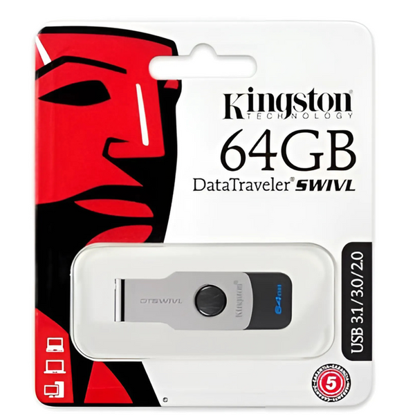 Kingston USB Flash Drive – Fast, Durable & Secure Storage With 6-Months Warranty