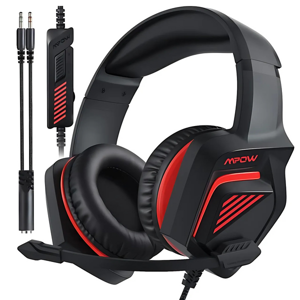 MPOW EG11 Gaming Headset – Surround Sound, Noise-Canceling Mic, Multi-Platform Compatibility