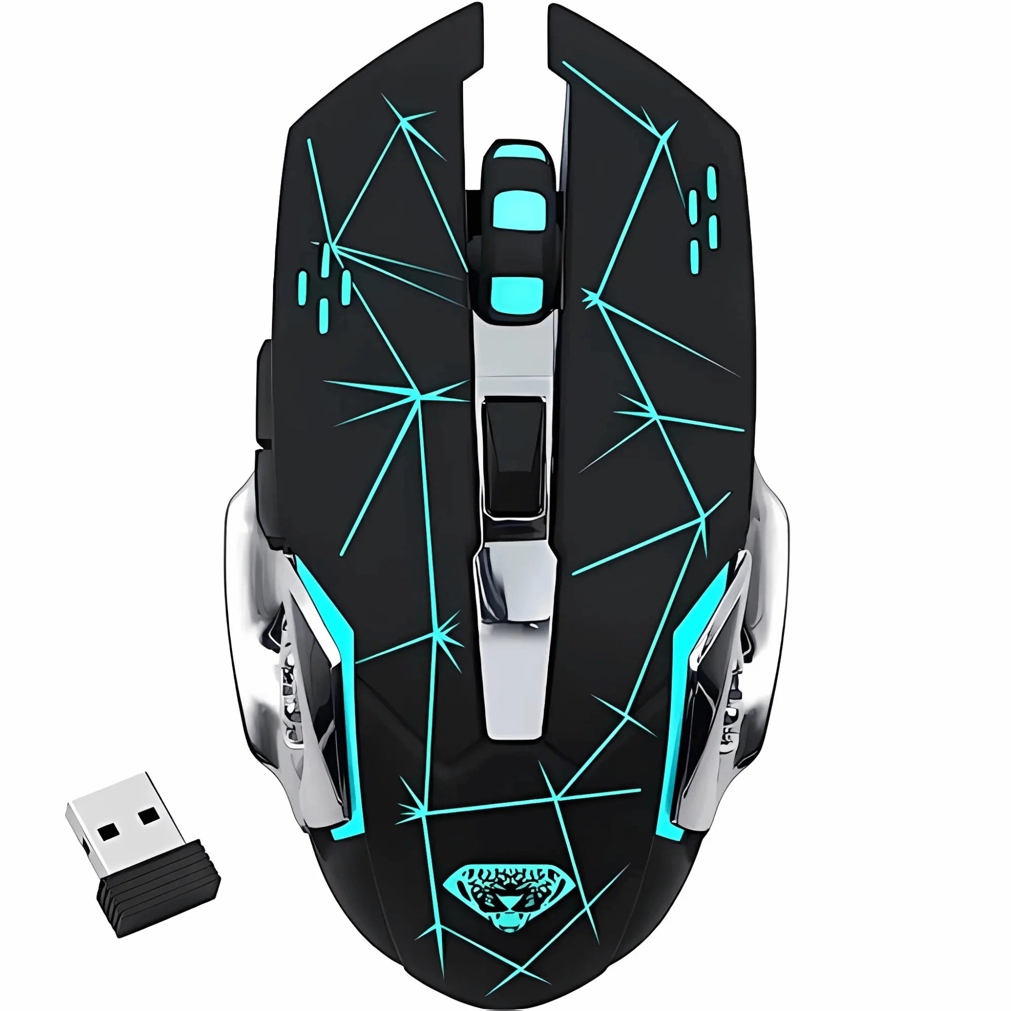 Professional Fps Shooter Wireless Rechargeable Gaming Mouse 2.4G & BT Mode