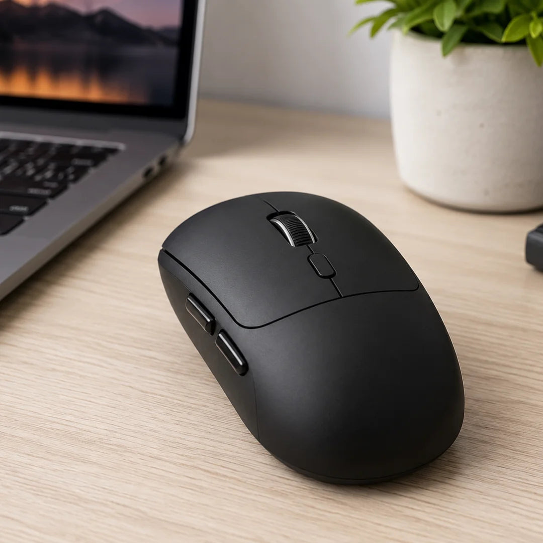 Premium Office Wireless Mouse – Office Clicks | 2.4GHz Wireless & Bluetooth | Ergonomic Design