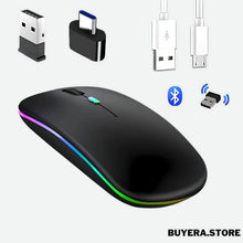 Hp Wireless Rechargeable Mouse Original Dual Mode Bluetooth + Usb Dongle Battery Back up 7 To 10 Days