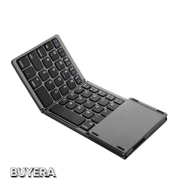 Foldable Keyboard With Touch pad Mouse Bluetooth Connectivity With C Type Charging